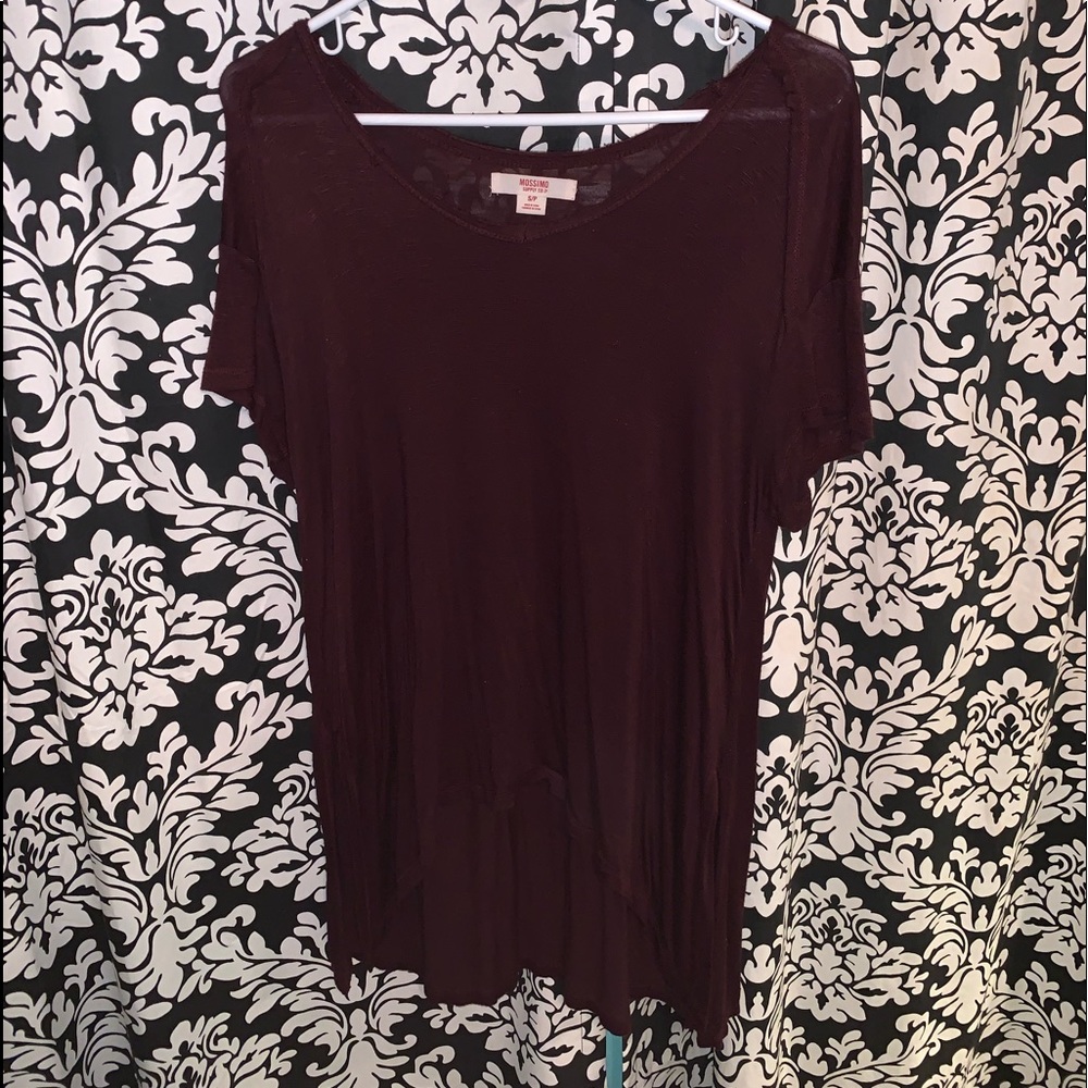 Maroon shirt